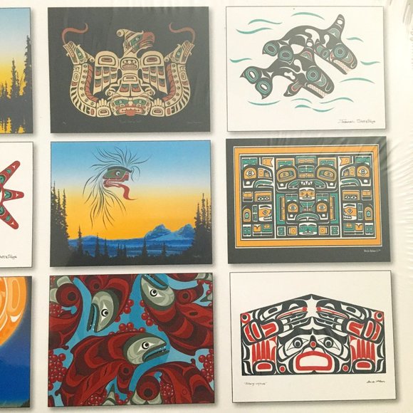 NWT First Nations Pacific Northwest Native Art 16 Month Calendar 2019 - Picture 4 of 7